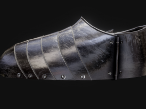 medieval sabatons 3D Model