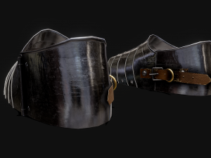 medieval sabatons 3D Model