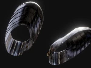 medieval sabatons 3D Model