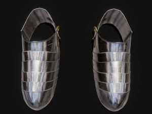 medieval sabatons 3D Model