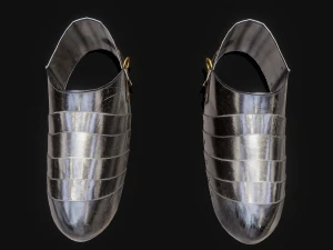 medieval sabatons 3D Model