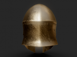 greek helmet lowpoly 3D 模型