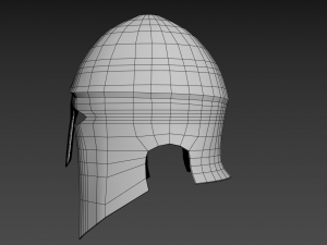 greek helmet lowpoly 3D 模型