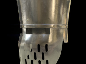 flat top helmet Modelo 3D