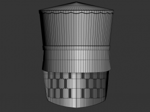 flat top helmet Modelo 3D