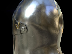 visored barbuta helmet 3D Model