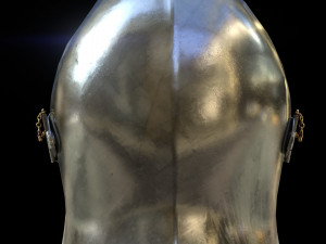 visored barbuta helmet 3D Model