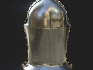 medieval jousting helmet Model 3D