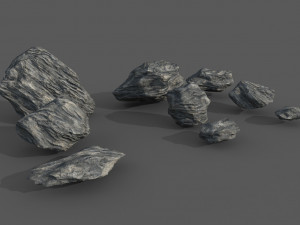 rocks pack 1 3D Model