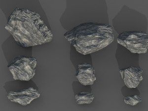 rocks pack 1 Modelo 3D