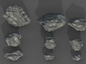 rocks pack 1 3D Model