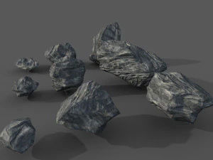 rocks pack 1 3D Model