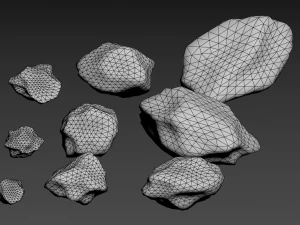 rocks pack 1 3D Model