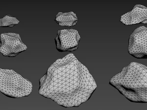 rocks pack 1 3D Model