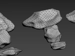 rocks pack 1 3D Model