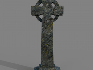 celtic cross grave stone 3D Модель