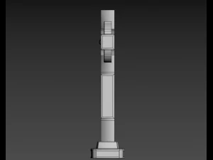 celtic cross grave stone 3D Model
