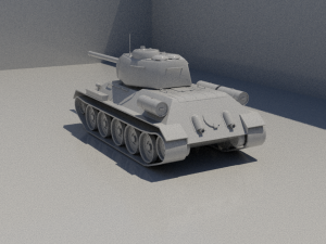 t34-85 Model 3D
