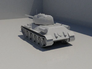 t34-85 3D Model