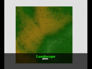 landscape plain 3D Model