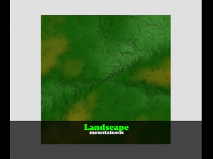 paesaggio montuoso Modello 3D