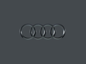 Audi Logotype 3D Model