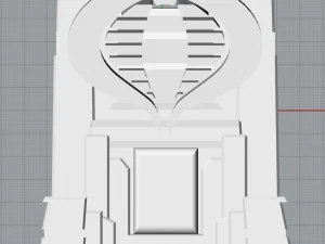 375 gi joe cobra commander throne 3D Print Model