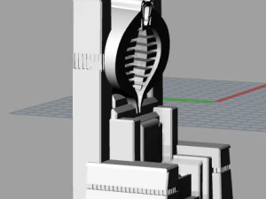 375 gi joe cobra commander throne 3D Print Model