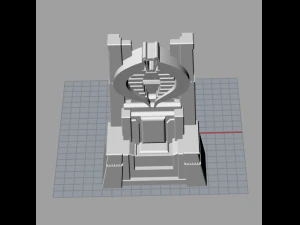 375 gi joe cobra commander throne 3D Print Model