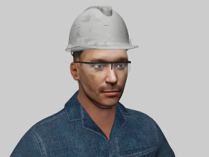 workman 3D Model