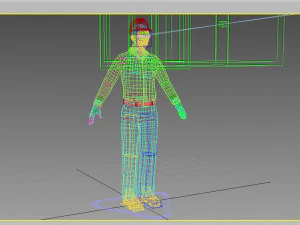 workman 3D Model