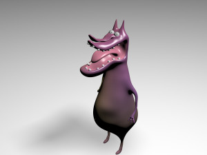 cartoon character 3D 모델