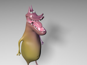 cartoon character 3D Model