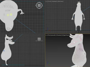 cartoon character 3D Model