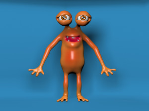 character-t 3D 모델