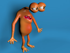 character-t 3D 模型