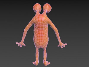 character-t 3D 模型