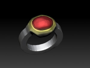 silver ring 3D 프린트 모델