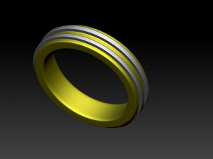 golden ring 3D 프린트 모델