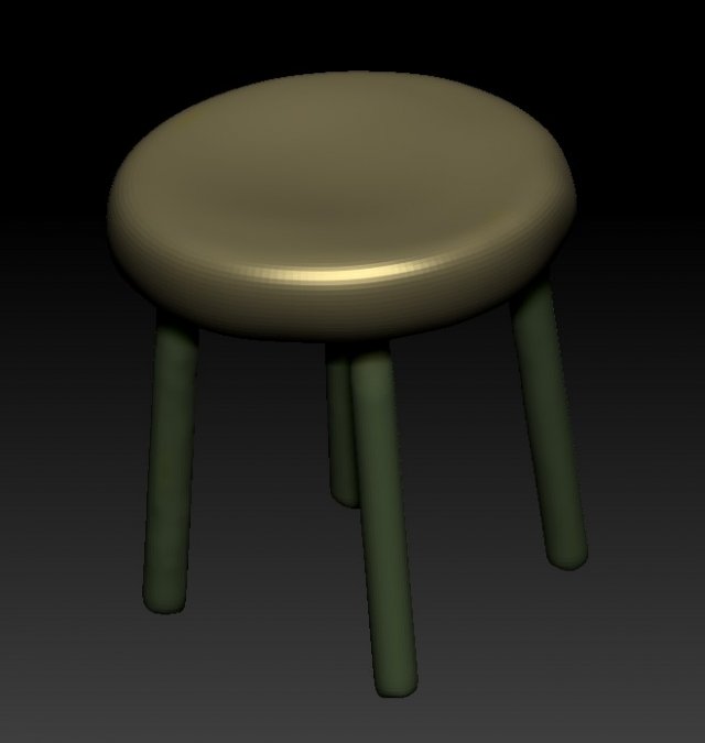 chair Model Cetak 3D .c4d .max .obj .3ds .fbx .stl .blend