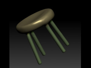 chair Model Cetak 3D