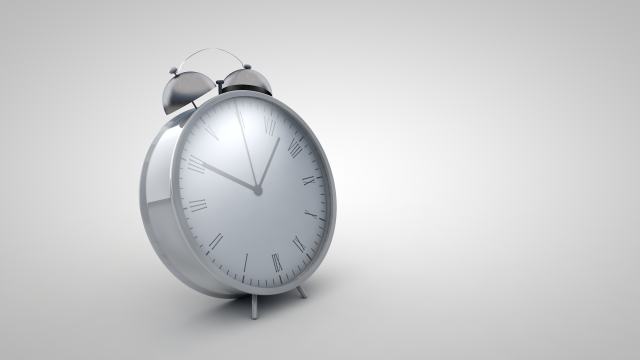 clock with alarm 3D Модель .c4d .max .obj .3ds .fbx .stl .blend 