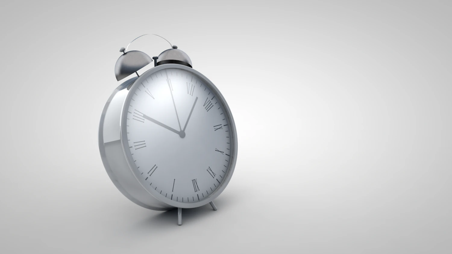 clock with alarm 3D Model .c4d .max .obj .3ds .fbx .stl .blend 