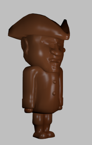 famous character of fiestas del pilar cabezudo verrugon Modelo de impresión 3D .c4d .max .obj .3ds .fbx .stl .blend 