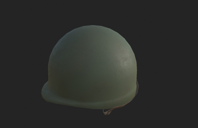 m1 helmet 3D Model .c4d .max .obj .3ds .fbx .stl .blend 