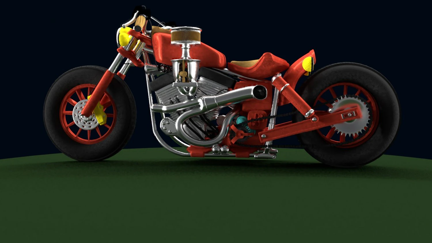 bike 3D Model .c4d .max .obj .3ds .fbx .stl .blend