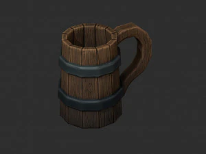 fantasy beer mug 3D Model