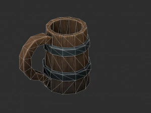 fantasy beer mug 3D Model