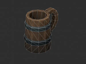 fantasy beer mug 3D Model