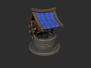 stylized fantasy well 3D Модель